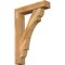 Ekena Millwork Olympic Block Rough Sawn Bracket w/ Offset Brace, Western Red Cedar, 6"W x 26"D x 38"H BKT0604X26X38OLY05RWR - alternate 1